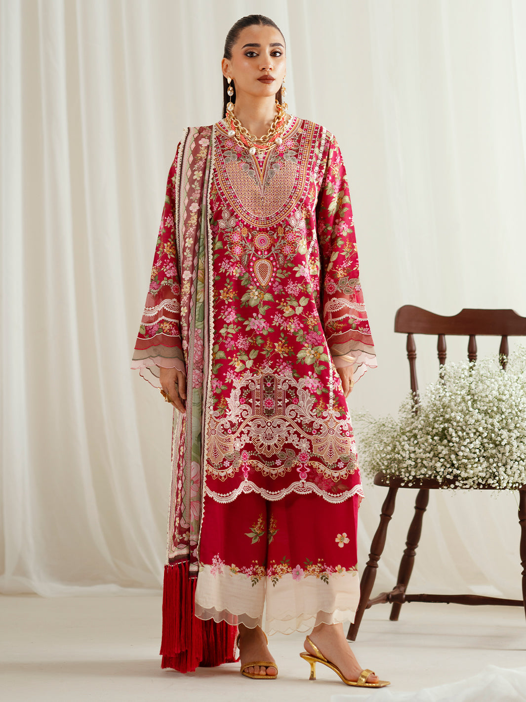 Bin Ilyas | Eres Bonita Viscose 25 | 1107-B - Official Bin Ilyas stockist in UK - Sakeena London