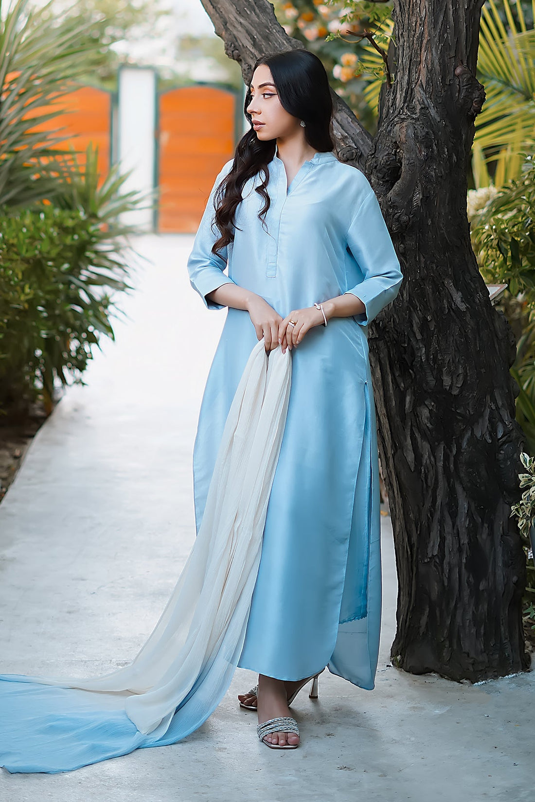 Erum Khan | Nue 25 | Serene Sky - Official Erum Khan stockist in UK - Sakeena London