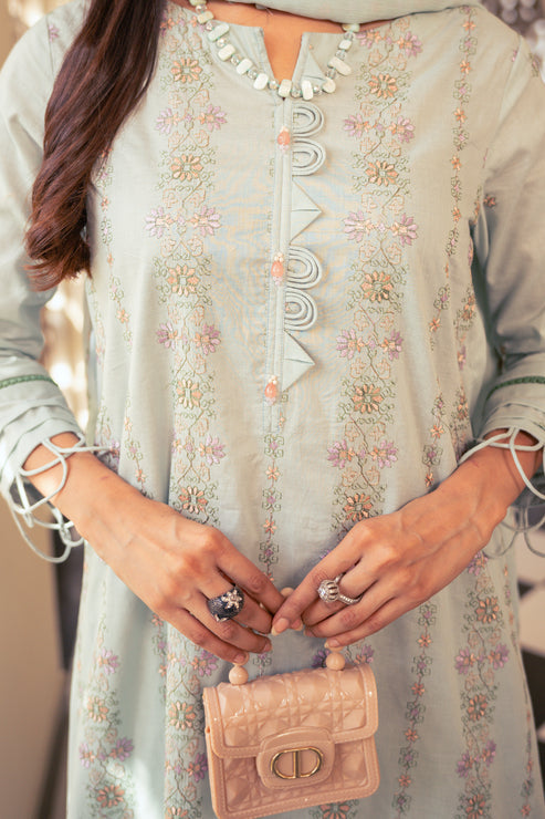 Kross Kulture | Luxury Baharaneh | Jade KLX-00728 - Official Kross Kulture stockist in UK - Sakeena London