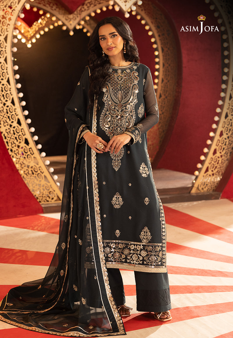 Asim Jofa | Festive Collection 25 | AJLLF-08 - Official Asim Jofa stockist in UK - Sakeena London