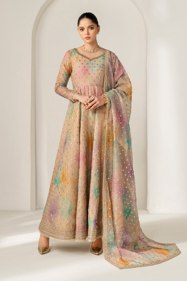 Baroque | Luxury Pret 25 | EMBROIDERED COTTON PATTI PR-1138 - Official Baroque stockist in UK - Sakeena London