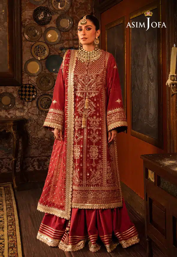Asim Jofa | Makhmal Wedding Velvet 23 | AJMM-10 - Official Asim Jofa stockist in UK - Sakeena London