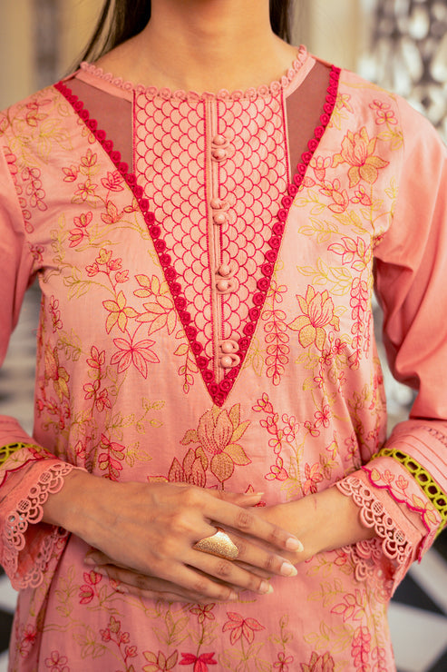 Kross Kulture | Luxury Baharaneh | Blush KLX-00731 - Official Kross Kulture stockist in UK - Sakeena London