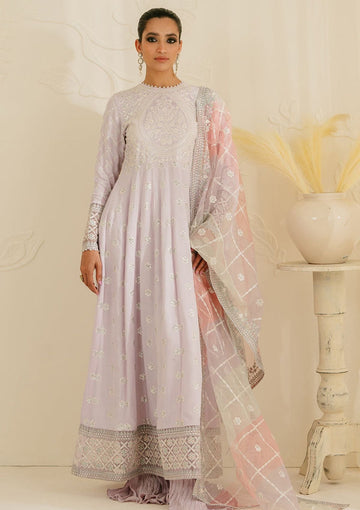 Formal Collection - Cross Stitch - Luxury - Unstitched - CSL#6 - PASTEL MAUVE