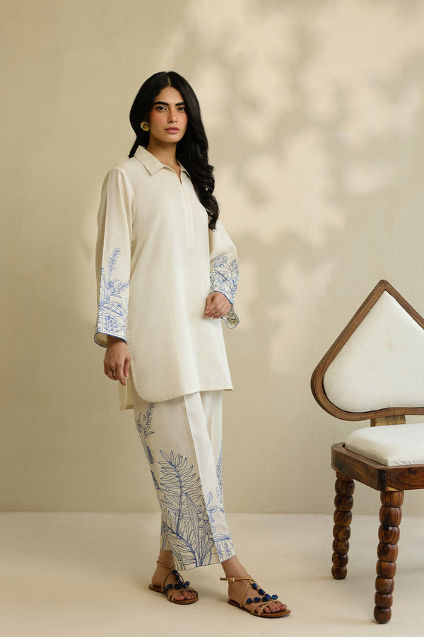 Sahar | Pre Essential Emb Edit | Camellia Pearl - Official Sahar stockist in UK - Sakeena London
