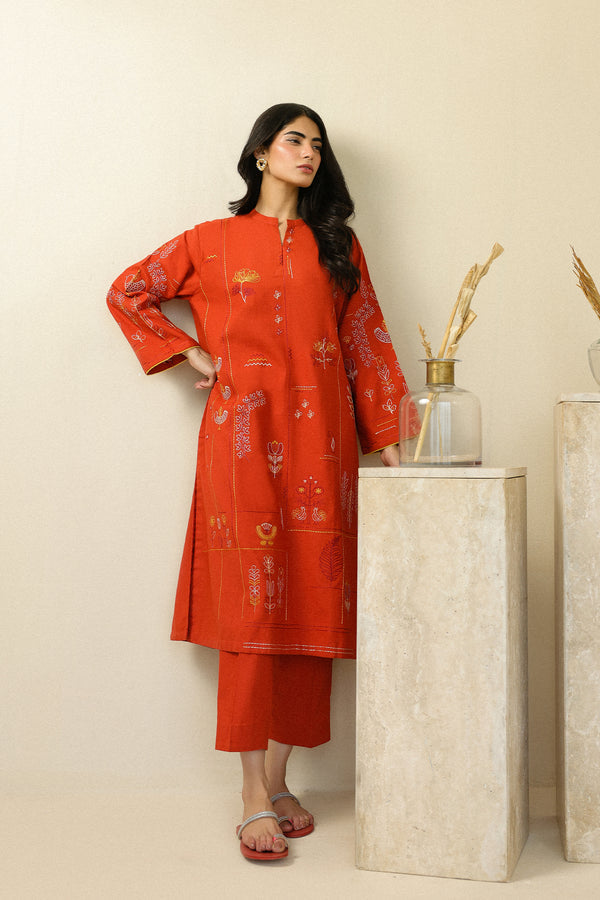 Sahar | Pre Essential Emb Edit | Burnt Citrus - Official Sahar stockist in UK - Sakeena London