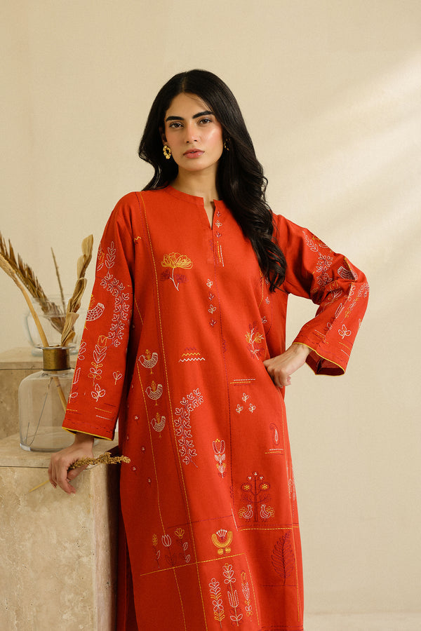 Sahar | Pre Essential Emb Edit | Burnt Citrus - Official Sahar stockist in UK - Sakeena London