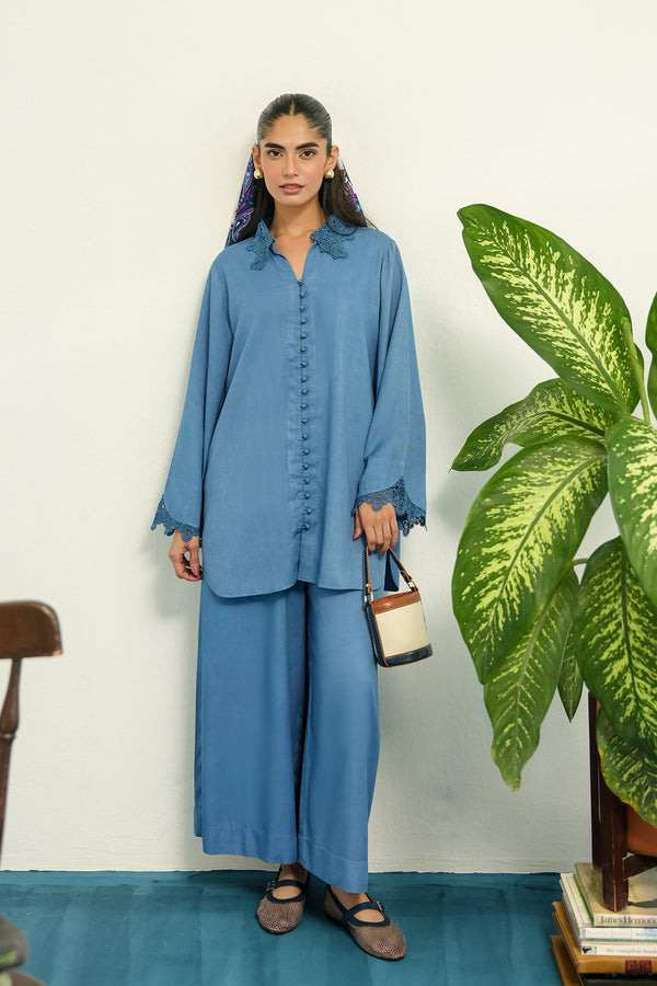 Sahar | Pret Essentials Winter 25 | Blue ÃÂclat - Official Sahar stockist in UK - Sakeena London