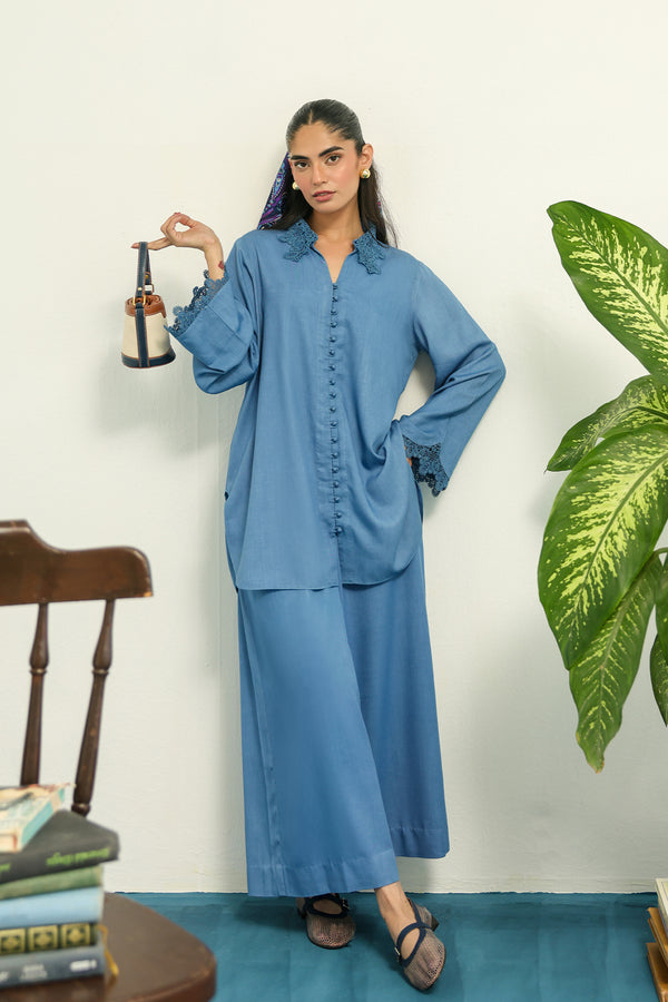 Sahar | Pret Essentials Winter 25 | Blue ÃÂclat - Official Sahar stockist in UK - Sakeena London