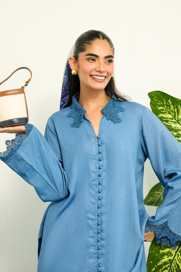 Sahar | Pret Essentials Winter 25 | Blue ÃÂclat - Official Sahar stockist in UK - Sakeena London