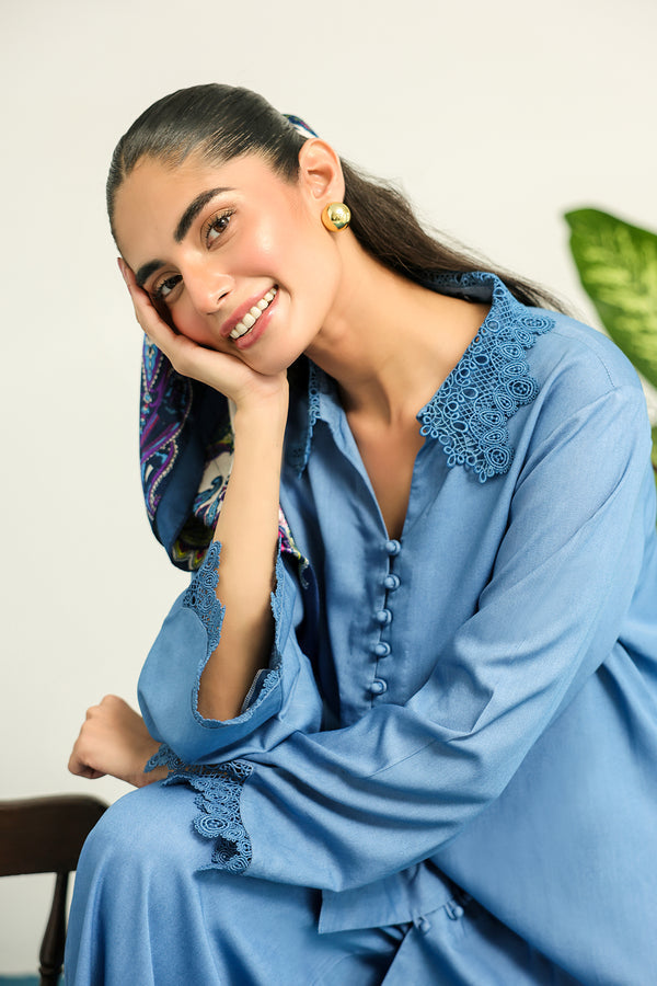 Sahar | Pret Essentials Winter 25 | Blue ÃÂclat - Official Sahar stockist in UK - Sakeena London