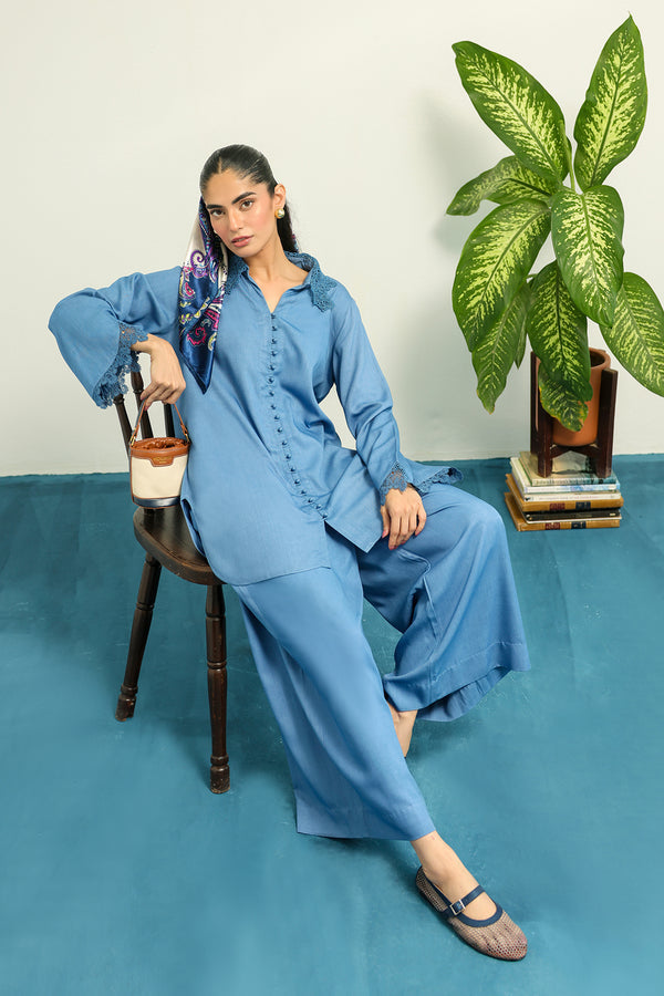 Sahar | Pret Essentials Winter 25 | Blue ÃÂclat - Official Sahar stockist in UK - Sakeena London