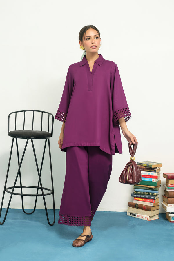 Sahar | Pret Essentials Winter 25 | Midnight Violet - Official Sahar stockist in UK - Sakeena London