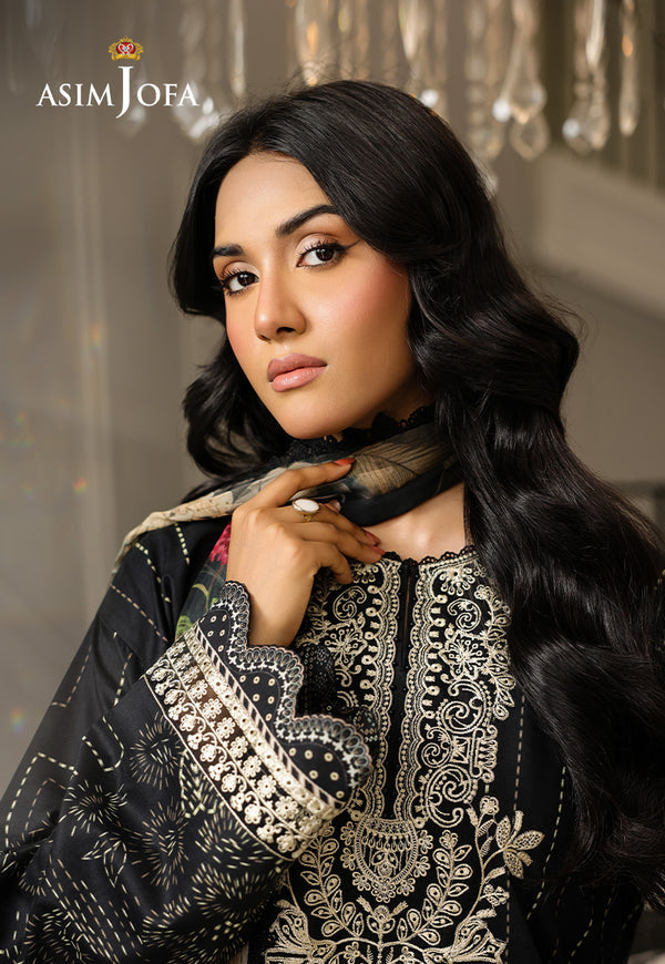 Asim Jofa | Summer Rhapsody | AJMCH-12 EMBROIDERED LAWN - Official Asim Jofa stockist in UK - Sakeena London