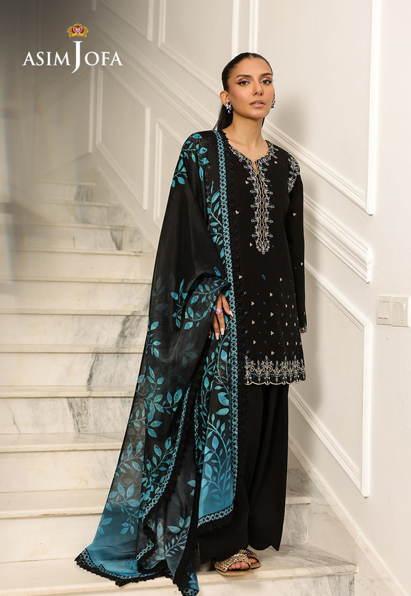 Asim Jofa | Summer Rhapsody | AJMCH-01 EMBROIDERED CAMBRIC - Official Asim Jofa stockist in UK - Sakeena London