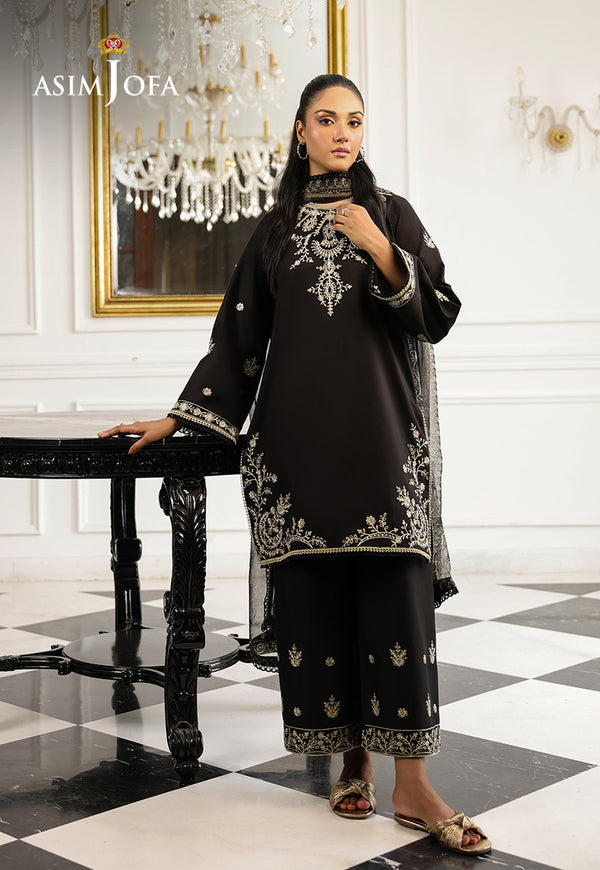 Asim Jofa | Summer Rhapsody | AJMCH-09 EMBROIDERED CAMBRIC - Official Asim Jofa stockist in UK - Sakeena London