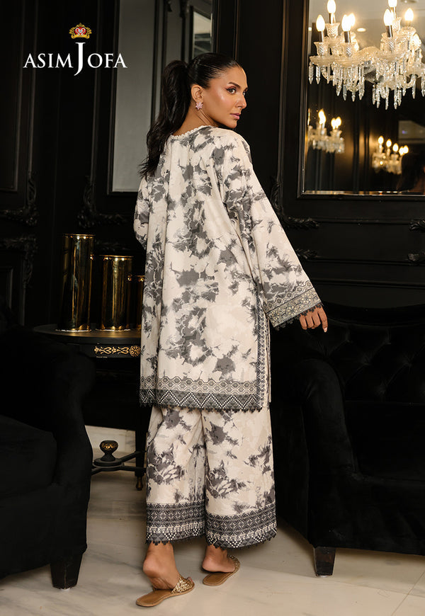 Asim Jofa | Summer Rhapsody | AJMCH-08 EMBROIDERED CAMBRIC - Official Asim Jofa stockist in UK - Sakeena London