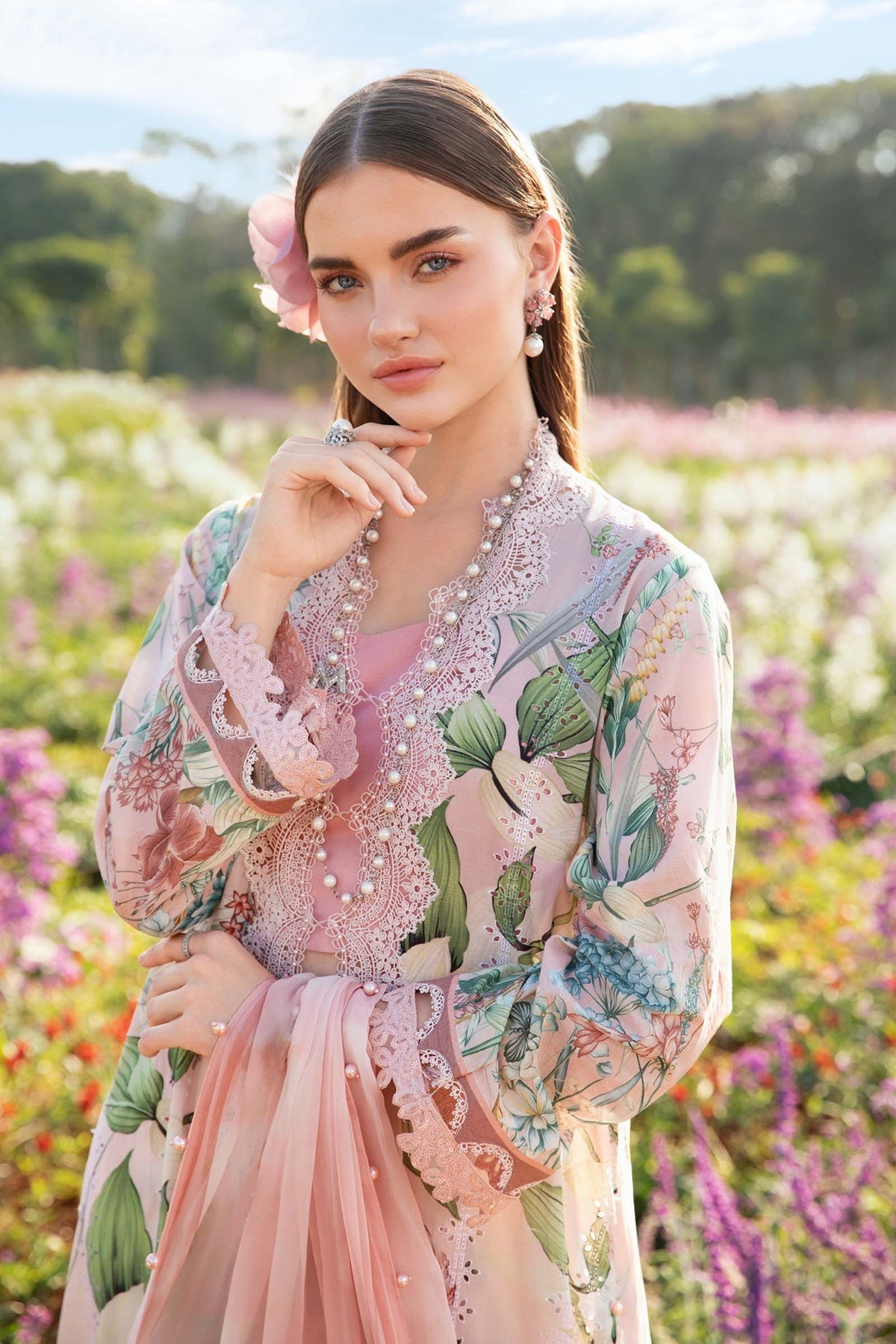 Maria B | M Prints 25 | MPT-2502-A - Official Maria B stockist in UK - Sakeena London