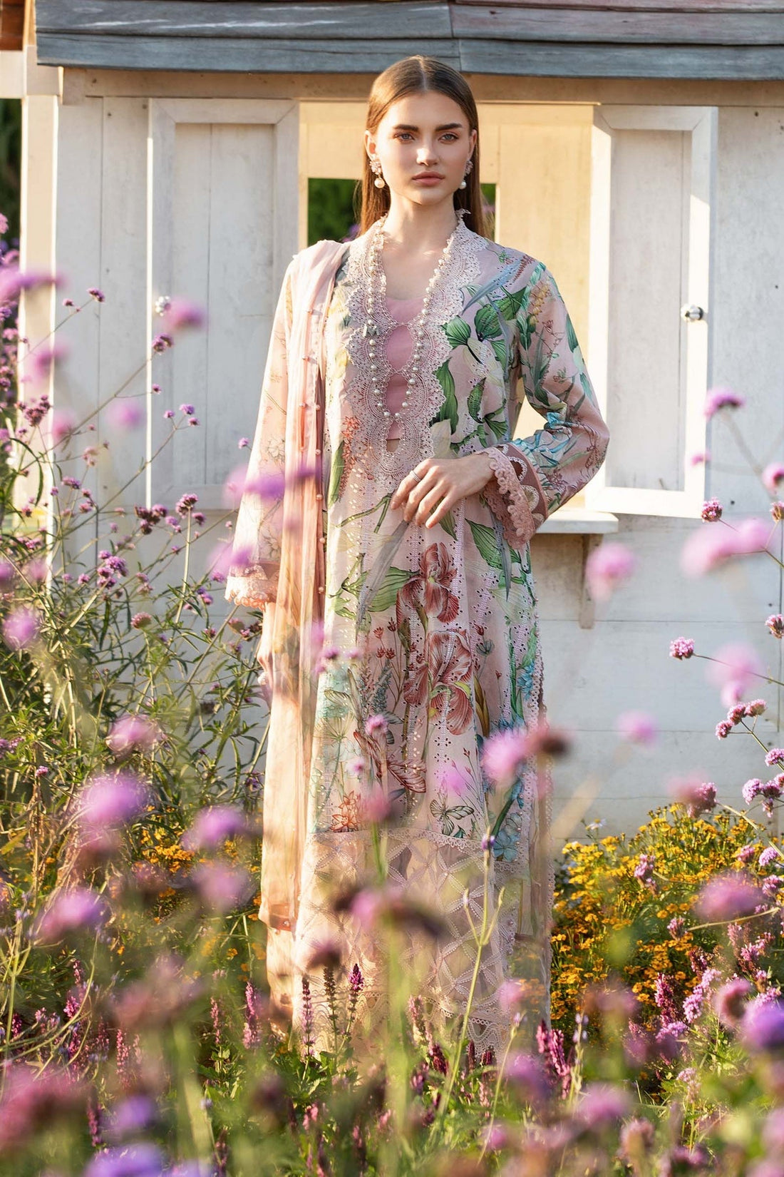 Maria B | M Prints 25 | MPT-2502-A - Official Maria B stockist in UK - Sakeena London