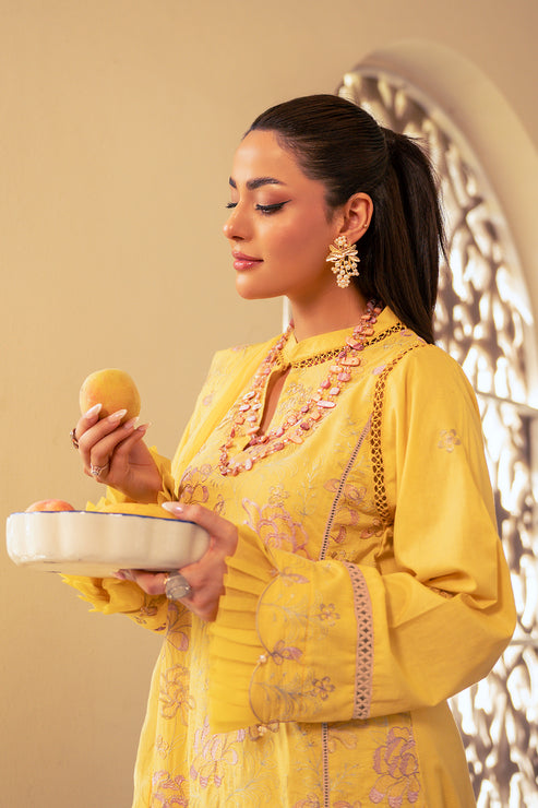 Kross Kulture | Luxury Baharaneh | Buttercup KLX-00729 - Official Kross Kulture stockist in UK - Sakeena London