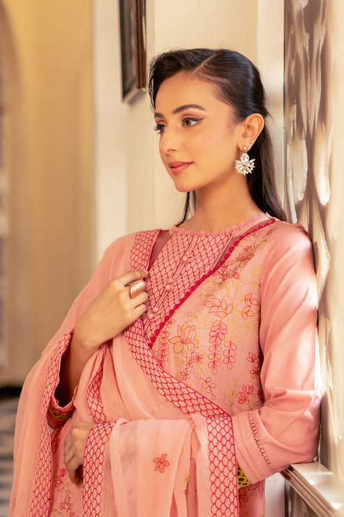 Kross Kulture | Luxury Baharaneh | Blush KLX-00731 - Official Kross Kulture stockist in UK - Sakeena London