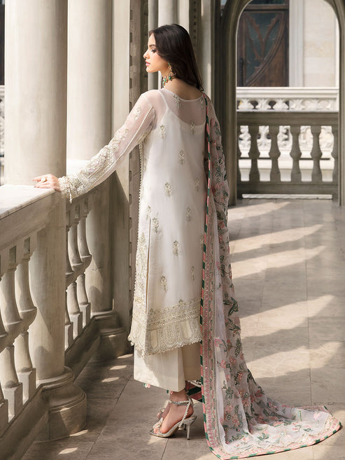Gulaal | Embroidered Chiffon | CEMILE 03 - Official Gulaal stockist in UK - Sakeena London