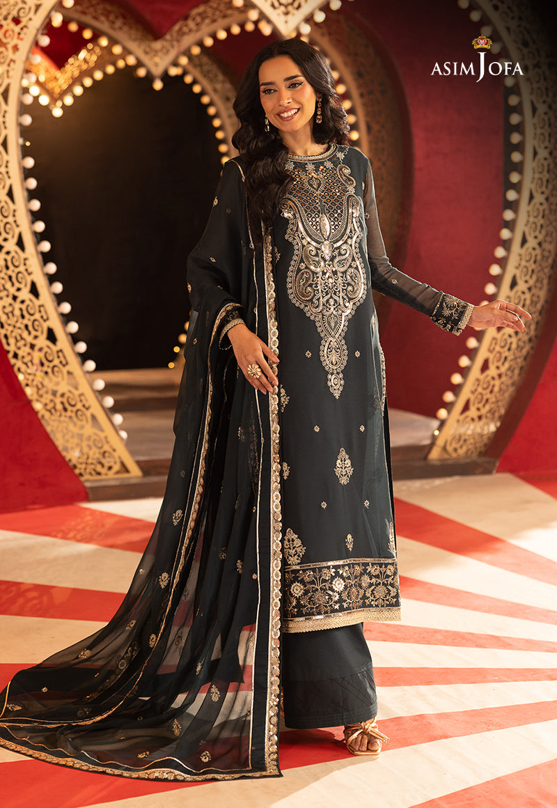 Asim Jofa | Festive Collection 25 | AJLLF-08 - Official Asim Jofa stockist in UK - Sakeena London