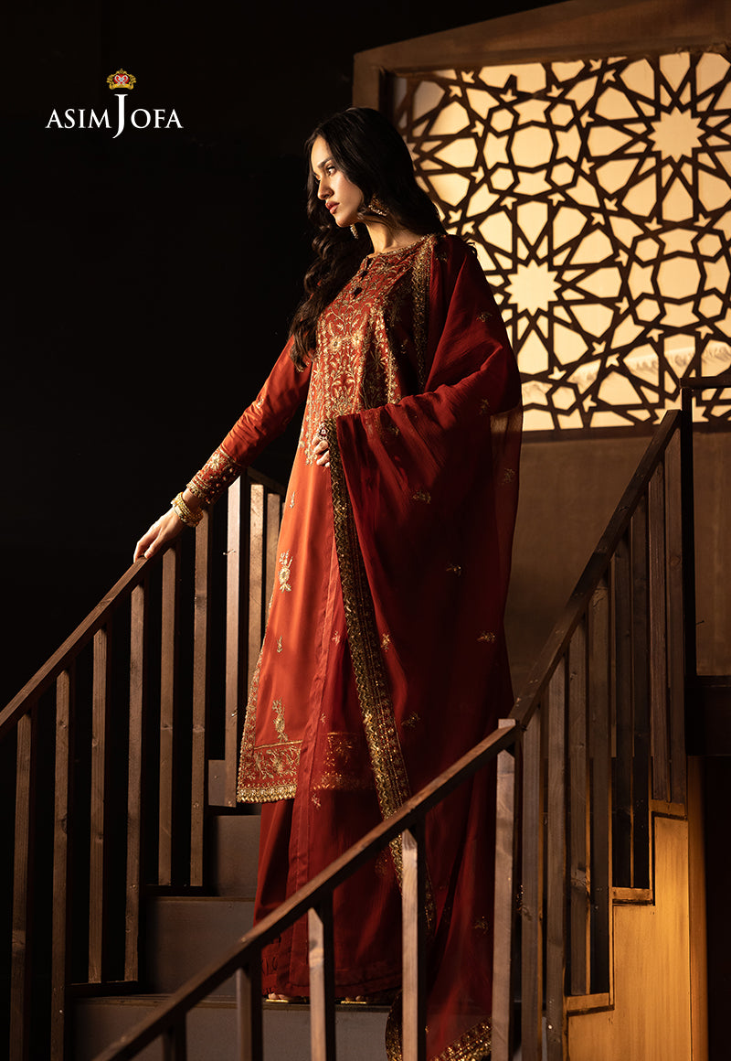 Asim Jofa | Festive Collection 25 | AJLLF-18 - Official Asim Jofa stockist in UK - Sakeena London