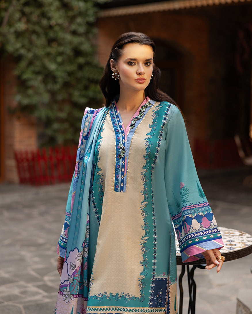 Mushq | Nirvana Printed Silk | Seraphic Dust - Official Mushq stockist in UK - Sakeena London
