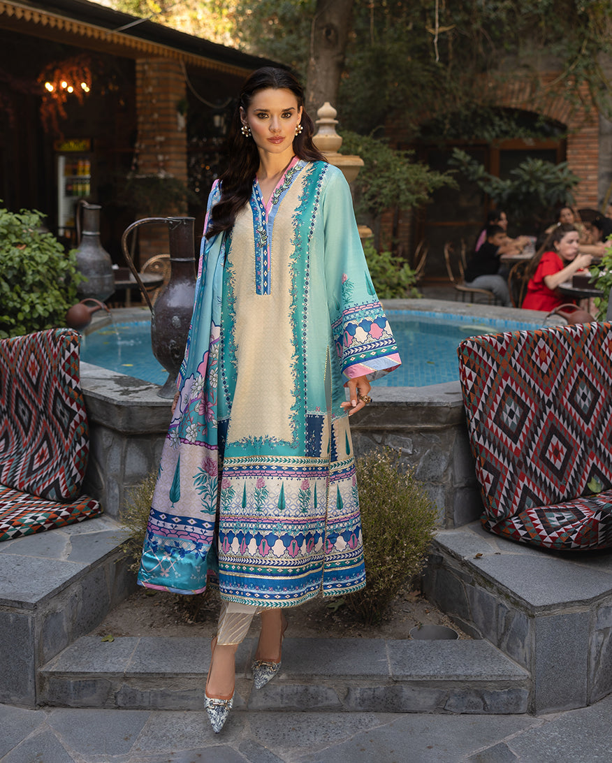 Mushq | Nirvana Printed Silk | Seraphic Dust - Official Mushq stockist in UK - Sakeena London