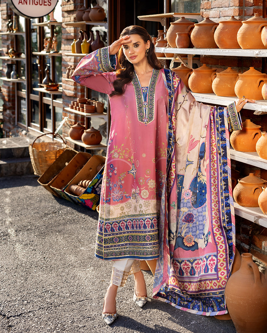 Mushq | Nirvana Printed Silk | Meridian Bloom - Official Mushq stockist in UK - Sakeena London