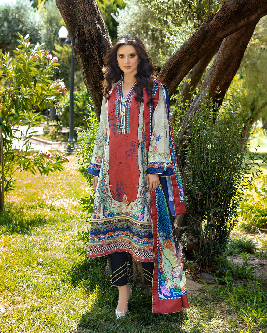 Mushq | Nirvana Printed Silk | Ethereal Gleam - Official Mushq stockist in UK - Sakeena London