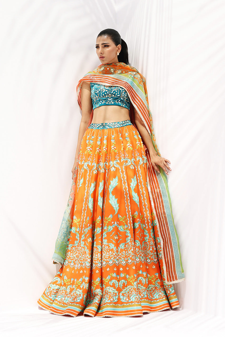 Sania Maskatiya | The Winter Edit - Luxe Pret 25 | Jade (B) - Official Sania Maskatiya stockist in UK - Sakeena London