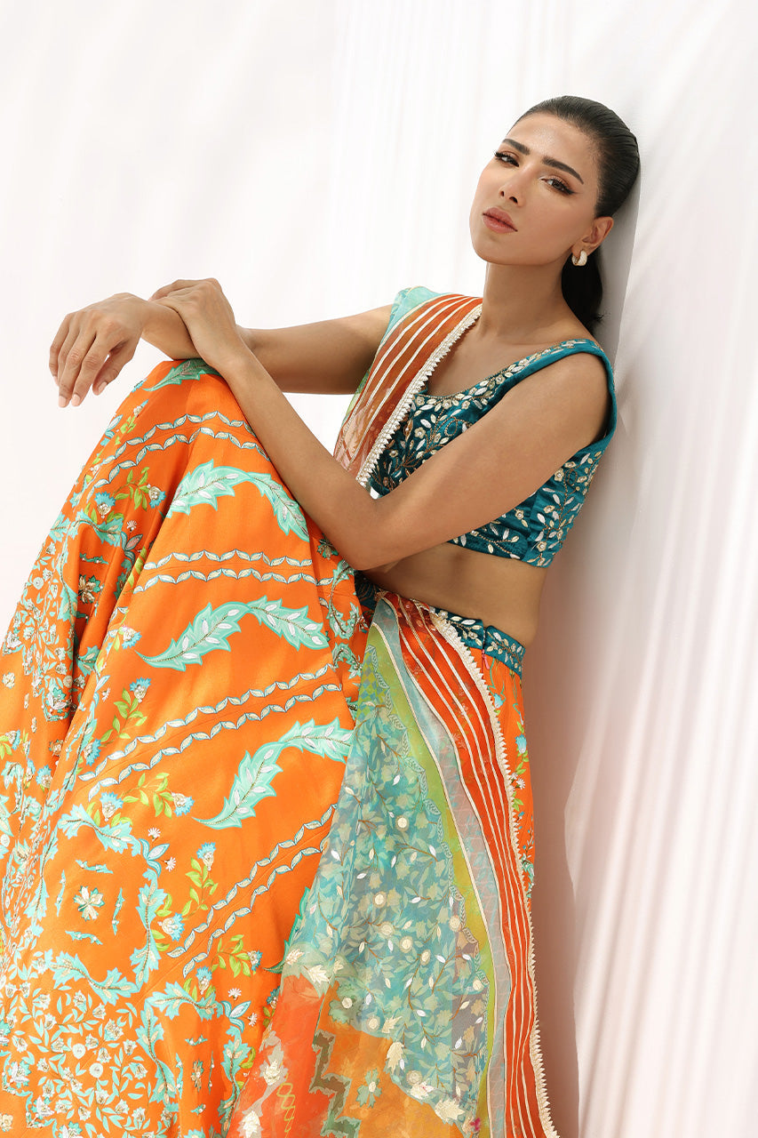 Sania Maskatiya | The Winter Edit - Luxe Pret 25 | Jade (B) - Official Sania Maskatiya stockist in UK - Sakeena London