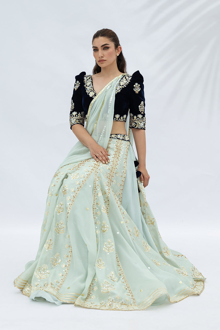 Sania Maskatiya | The Winter Edit - Luxe Pret 25 | Nari - Official Sania Maskatiya stockist in UK - Sakeena London