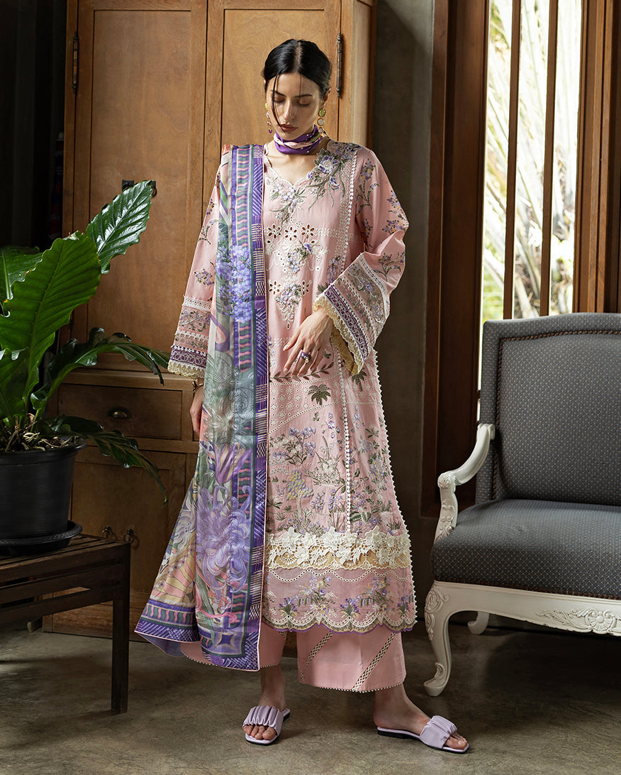 Esmel | Mon Tresor Luxe Lawn 26 | Rosy