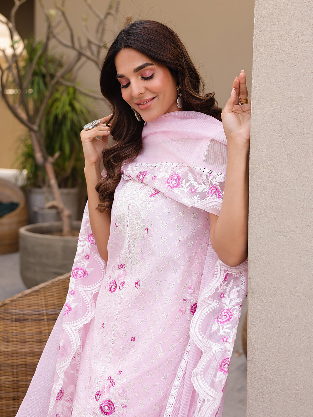 Faiza Faisal | Marine Luxury Lawn 25 | RENA - Official Faiza Faisal stockist in UK - Sakeena London