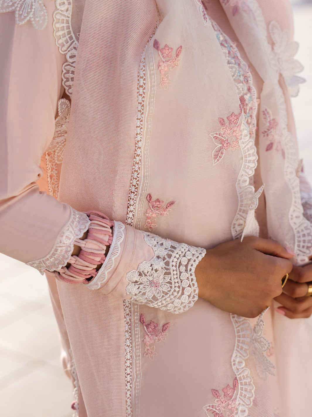 Faiza Faisal | Marine Luxury Lawn 25 | MARIA - Official Faiza Faisal stockist in UK - Sakeena London