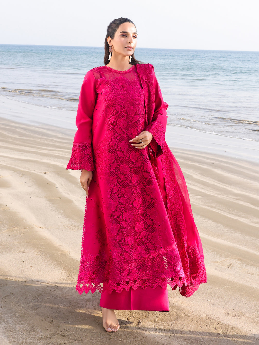 Faiza Faisal | Marine Luxury Lawn 25 | AROHA - Official Lawn stockist in UK - Sakeena London