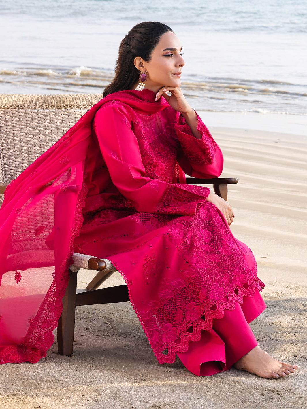 Faiza Faisal | Marine Luxury Lawn 25 | AROHA - Official Lawn stockist in UK - Sakeena London