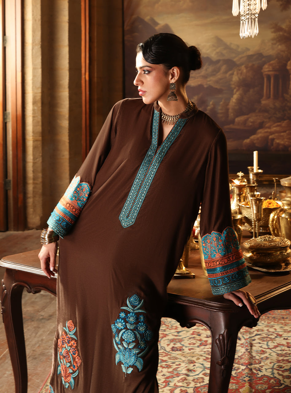 Zainab Chottani | Velura Velvet Edit 25 | Sienna Kaftan - Official Zainab Chottani stockist in UK - Sakeena London