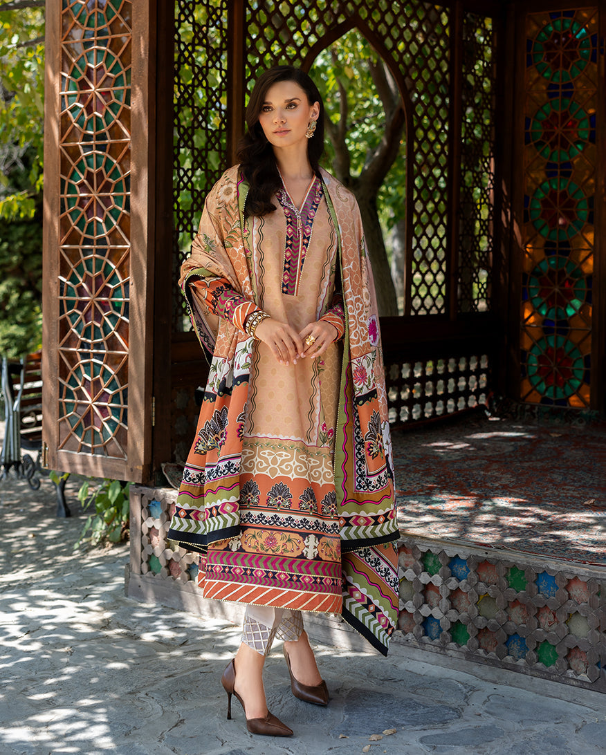 Mushq | Nirvana Printed Silk | Solara Crest - Official Mushq stockist in UK - Sakeena London