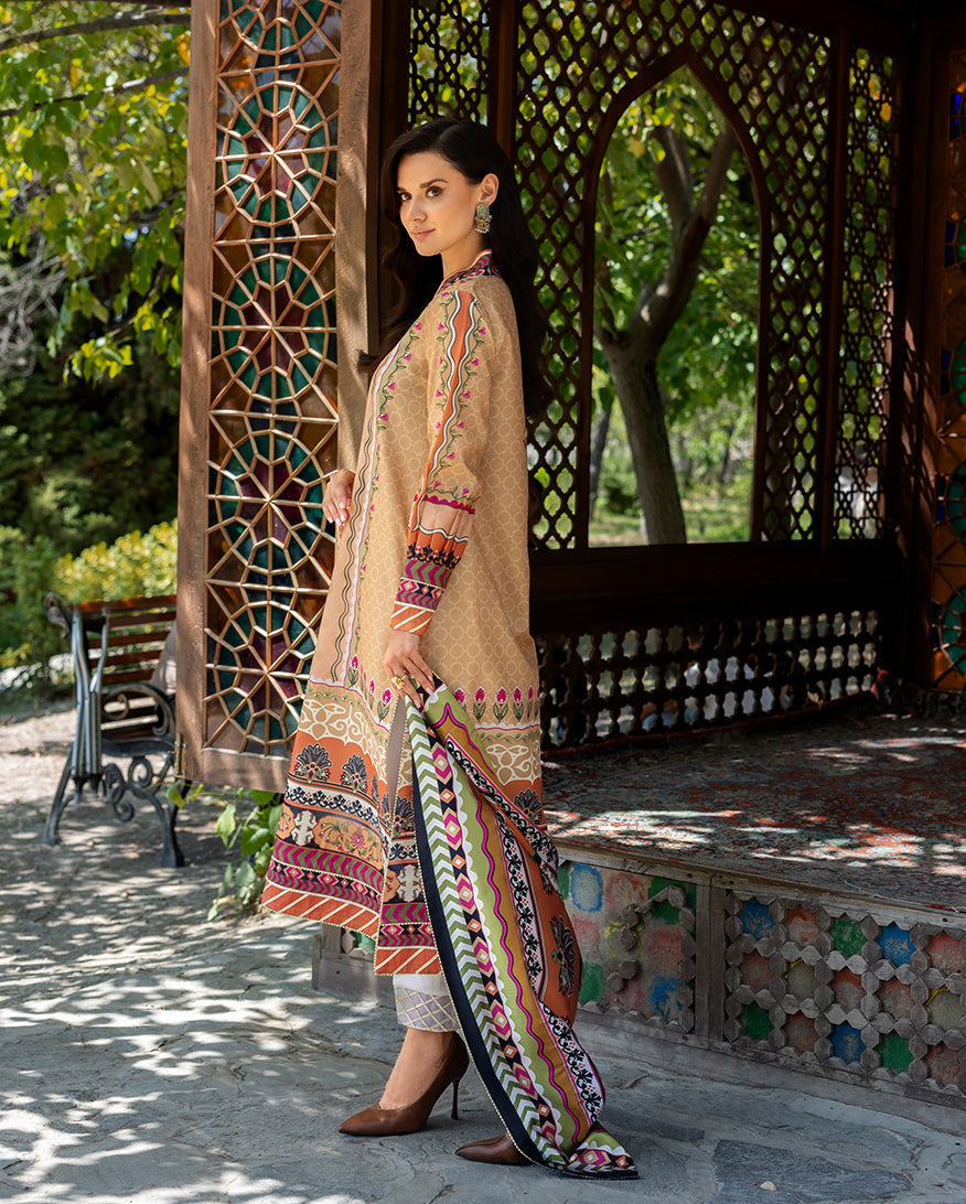 Mushq | Nirvana Printed Silk | Solara Crest - Official Mushq stockist in UK - Sakeena London