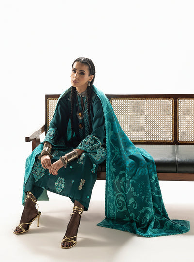 Zainab Chottani | Winter Shawl 25 | Kyana - D6 - Official Zainab Chottani stockist in UK - Sakeena London