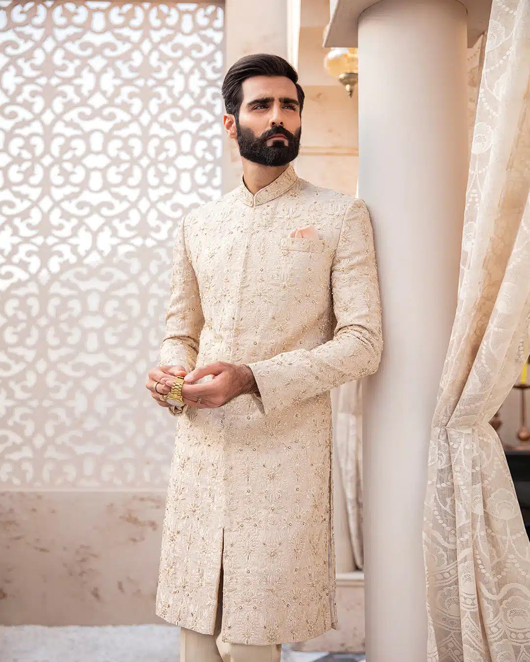 Pakistani Menswear | FSQ-Hakkan - Official Sakeena London Ltd. stockist in UK - Sakeena London