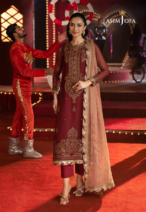 Asim Jofa | Festive Collection 25 | AJLF-05 - Official Asim Jofa stockist in UK - Sakeena London