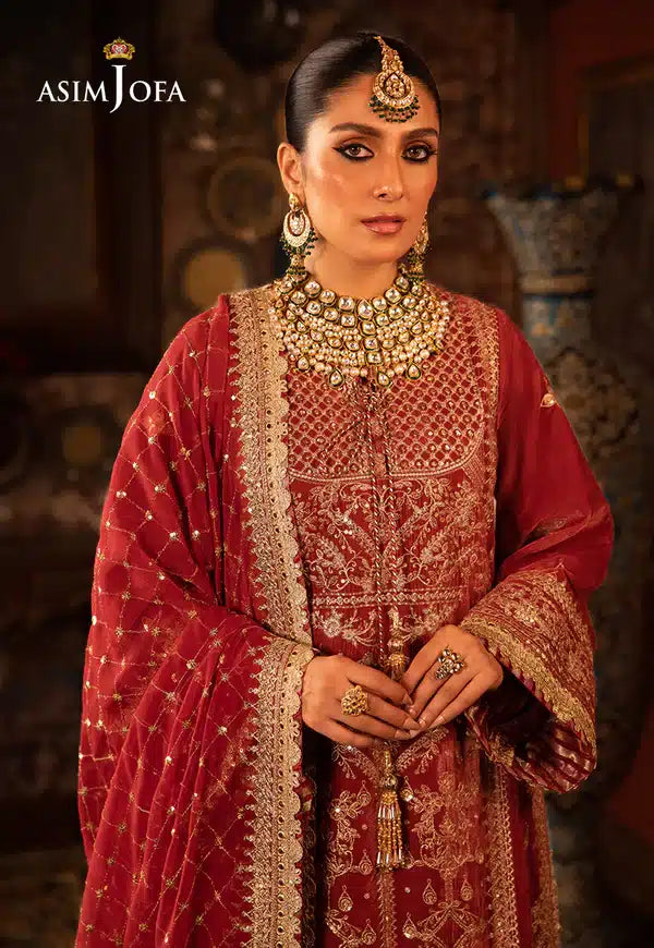 Asim Jofa | Makhmal Wedding Velvet 23 | AJMM-10 - Official Asim Jofa stockist in UK - Sakeena London