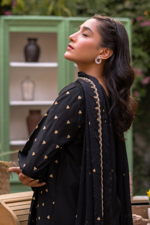 Kross Kulture | Luxury Baharaneh | Baharaneh (Black) KLX-00929 - Official Kross Kulture stockist in UK - Sakeena London