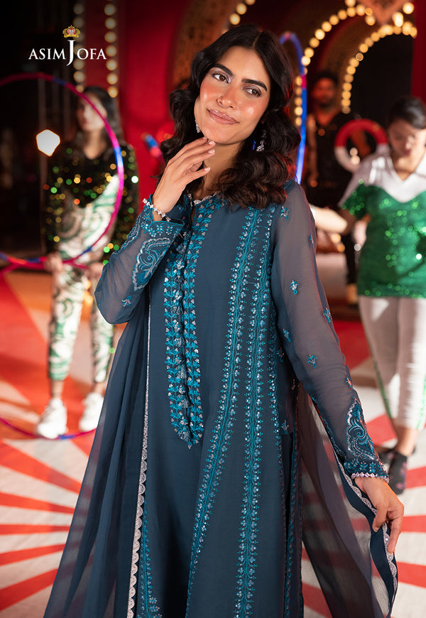 Asim Jofa | Festive Collection 25 | New AJLF-14 - Official Asim Jofa stockist in UK - Sakeena London
