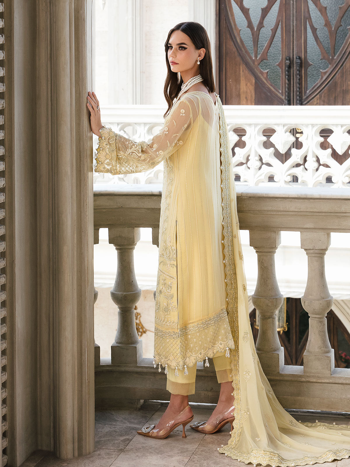Gulaal | Embroidered Chiffon | SAHAR 04 - Official Gulaal stockist in UK - Sakeena London